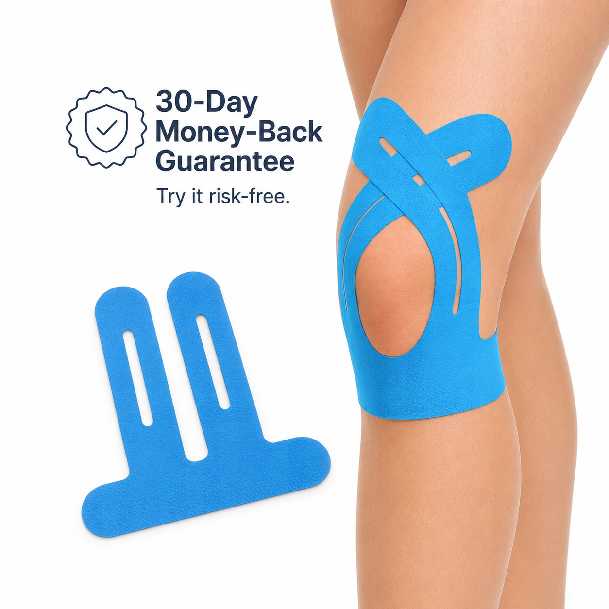 VORALI™ Knee Support — Pre-Cut Kinesiology Tape